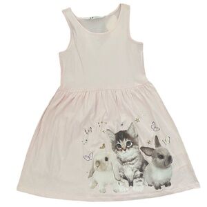 H&M Girls Light Pink Dress Size 6-8Y